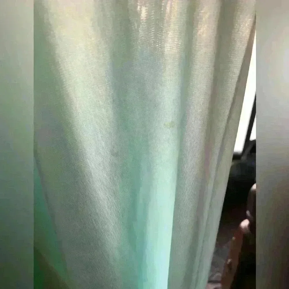 vtg viscose blue PJ bottoms women medium - Picture 5 of 5